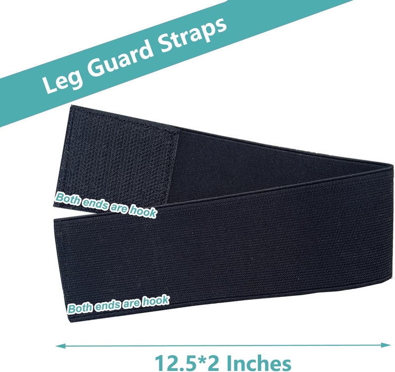 CORECISE Baseball Leg Guard Replacement Straps,Softball Catchers Gear Straps,Leg Guard Straps for Shin Guard - Image 2